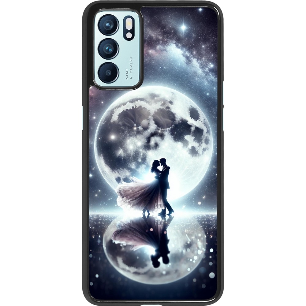 OPPO Reno6 5G Case Hülle - Valentin 2024 Liebe unter dem Mond