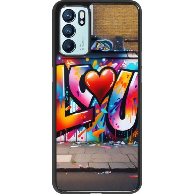 Coque OPPO Reno6 5G - Valentine 2025 Love U Tag