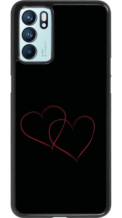 Coque Oppo Reno6 5G - Valentine 2023 attached heart