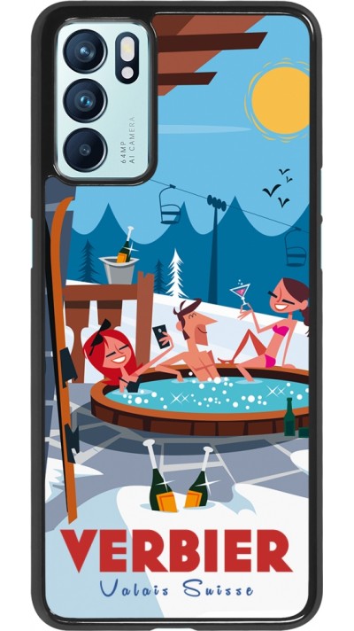 Coque Oppo Reno6 5G - Verbier Mountain Jacuzzi