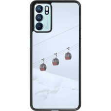 Oppo Reno6 5G Case Hülle - Winter 22 ski lift