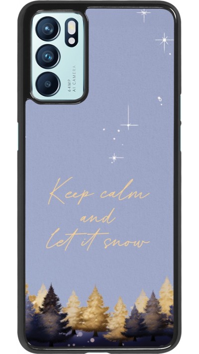 Coque OPPO Reno6 5G - Winter 25 Winter illustration of trees