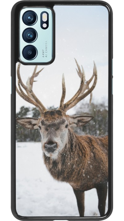 Coque OPPO Reno6 5G - Winter 25 Winter reindeer