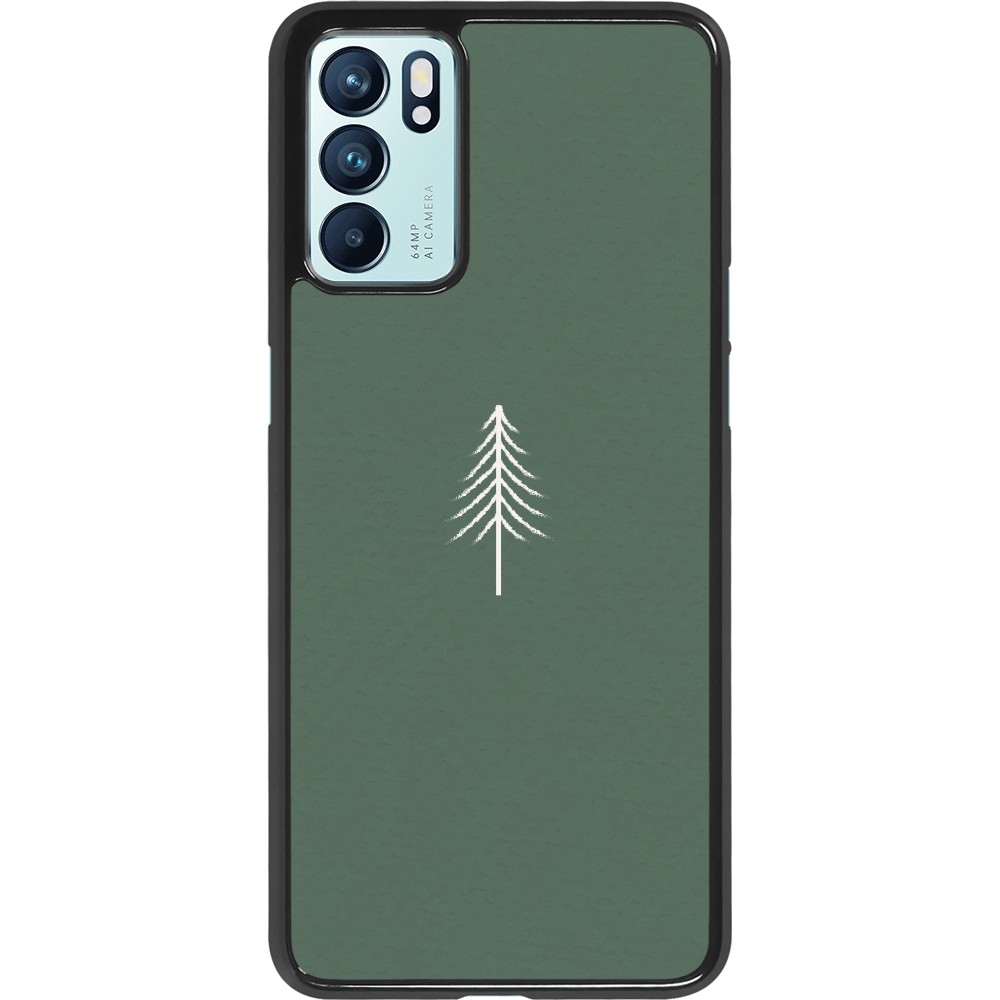 Coque Oppo Reno6 5G - Christmas 22 minimalist tree