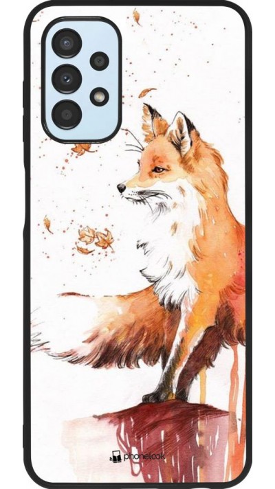 Hülle Samsung Galaxy A13 5G - Silikon schwarz Autumn 21 Fox