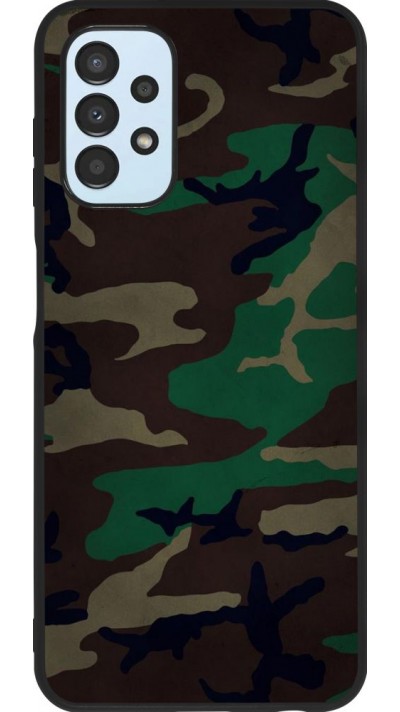 Hülle Samsung Galaxy A13 5G - Silikon schwarz Camouflage 3