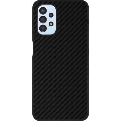 Hülle Samsung Galaxy A13 5G - Silikon schwarz Carbon Basic