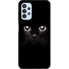 Hülle Samsung Galaxy A13 5G - Silikon schwarz Cat eyes