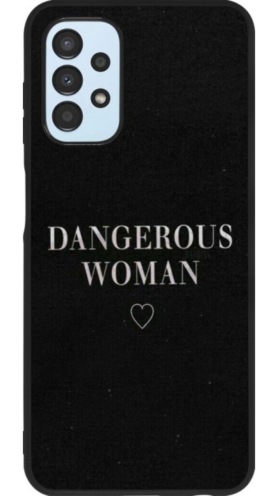 Hülle Samsung Galaxy A13 5G - Silikon schwarz Dangerous woman