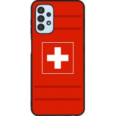 Coque Samsung Galaxy A13 5G - Silicone rigide noir Euro 2020 Switzerland