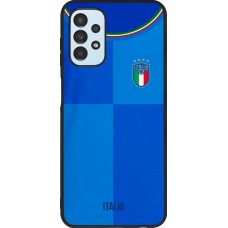 Samsung Galaxy A13 Case Hülle - Silikon schwarz Italien 2022 personalisierbares Fußballtrikot