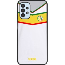 Samsung Galaxy A13 Case Hülle - Silikon schwarz Senegal 2022 personalisierbares Fußballtrikot