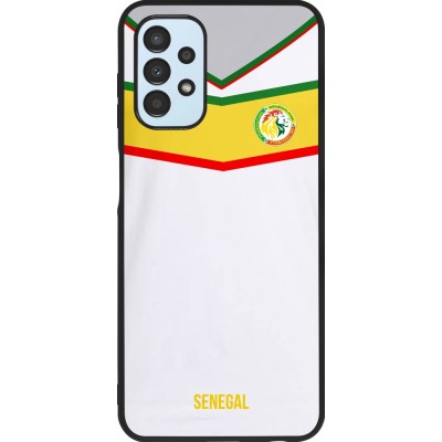 Samsung Galaxy A13 Case Hülle - Silikon schwarz Senegal 2022 personalisierbares Fußballtrikot