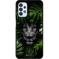 Coque Samsung Galaxy A13 5G - Silicone rigide noir Forest Lion