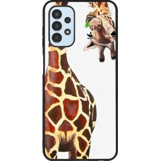 Coque Samsung Galaxy A13 5G - Silicone rigide noir Giraffe Fit