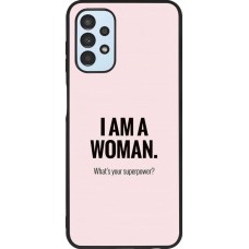 Coque Samsung Galaxy A13 5G - Silicone rigide noir I am a woman