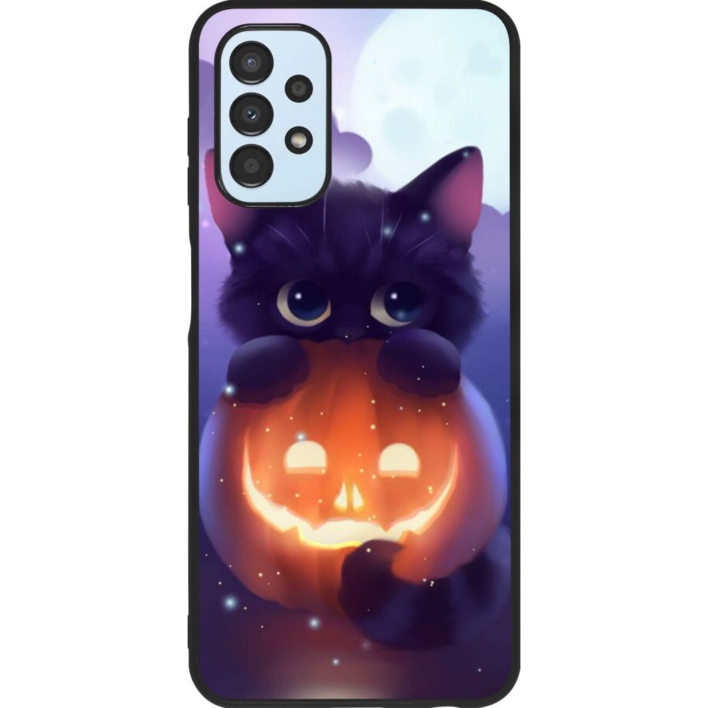 Hülle Samsung Galaxy A13 5G - Silikon schwarz Halloween 17 15