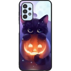 Hülle Samsung Galaxy A13 5G - Silikon schwarz Halloween 17 15