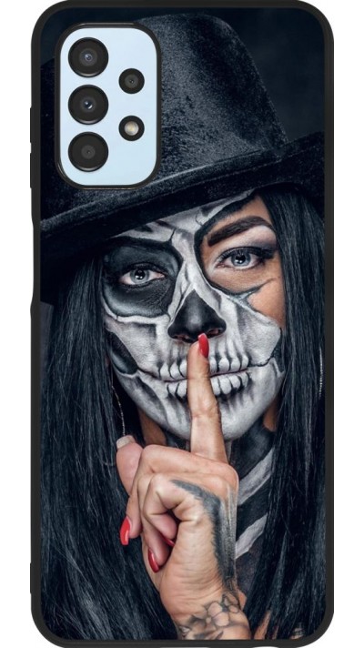 Hülle Samsung Galaxy A13 5G - Silikon schwarz Halloween 18 19