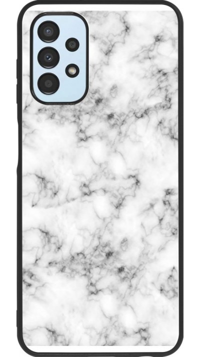 Hülle Samsung Galaxy A13 5G - Silikon schwarz Marble 01