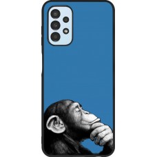 Hülle Samsung Galaxy A13 5G - Silikon schwarz Monkey Pop Art