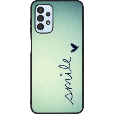 Hülle Samsung Galaxy A13 5G - Silikon schwarz Smile