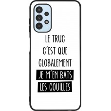 Coque Samsung Galaxy A13 5G - Silicone rigide noir Le truc globalement bats les couilles