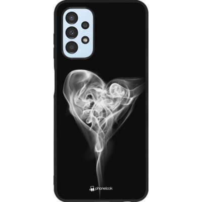 Hülle Samsung Galaxy A13 5G - Silikon schwarz Valentine 2022 Black Smoke