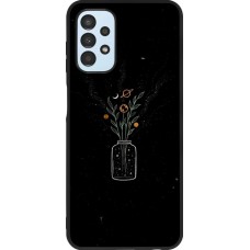 Coque Samsung Galaxy A13 5G - Silicone rigide noir Vase black
