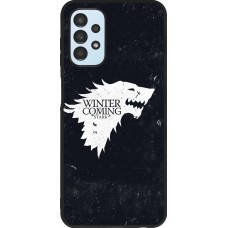 Coque Samsung Galaxy A13 5G - Silicone rigide noir Winter is coming Stark