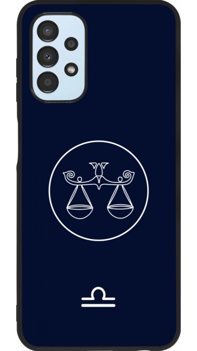 Coque Samsung Galaxy A13 5G - Silicone rigide noir Astrologie Balance