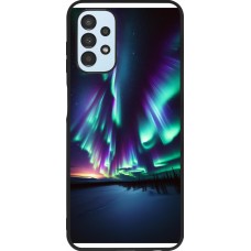 Samsung Galaxy A13 5G Case Hülle - Silikon schwarz Funkelndes Nordlicht