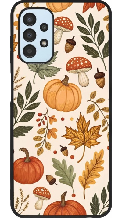 Coque Samsung Galaxy A13 5G - Silicone rigide noir Autumn 25 Autumn pattern
