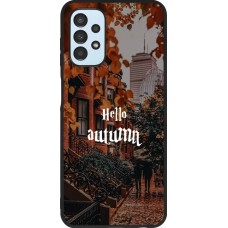 Coque Samsung Galaxy A13 5G - Silicone rigide noir Autumn 25 Hello autumn