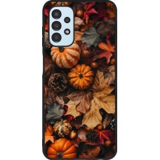 Coque Samsung Galaxy A13 5G - Silicone rigide noir Autumn 25 Pumpkin
