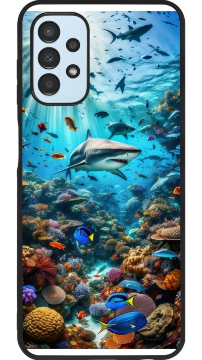 Samsung Galaxy A13 5G Case Hülle - Silikon schwarz Bora Bora Meer und Wunder
