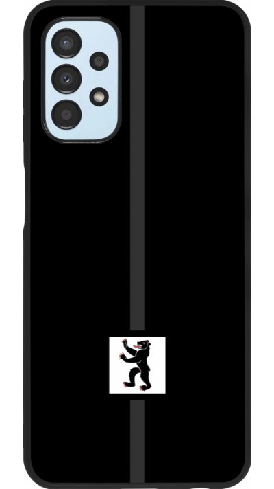 Coque Samsung Galaxy A13 5G - Silicone rigide noir Canton AI noir