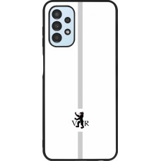 Coque Samsung Galaxy A13 5G - Silicone rigide noir Canton AR blanc