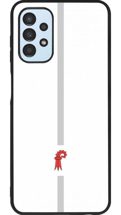 Samsung Galaxy A13 5G Case Hülle - Silikon schwarz Kanton BL weiss