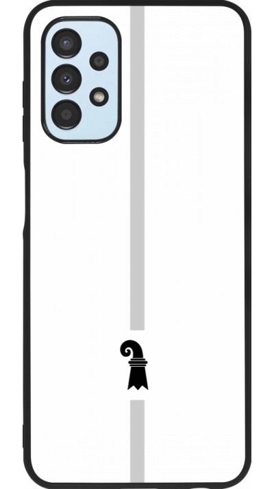 Samsung Galaxy A13 5G Case Hülle - Silikon schwarz Kanton BS weiss
