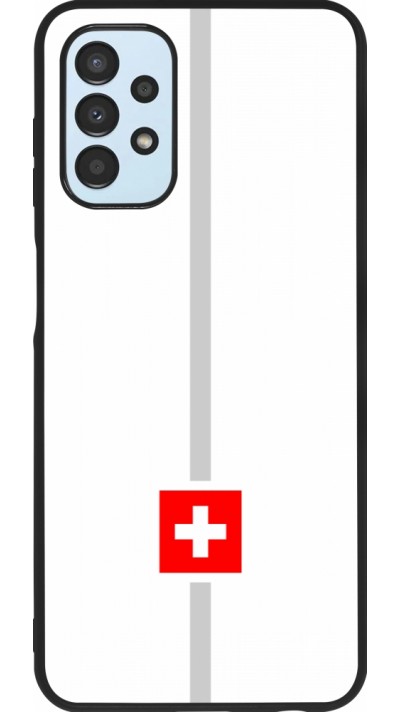 Samsung Galaxy A13 5G Case Hülle - Silikon schwarz Kanton CH weiss