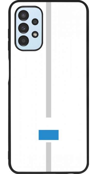 Samsung Galaxy A13 5G Case Hülle - Silikon schwarz Kanton LU weiss