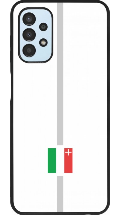 Samsung Galaxy A13 5G Case Hülle - Silikon schwarz Kanton NE weiss