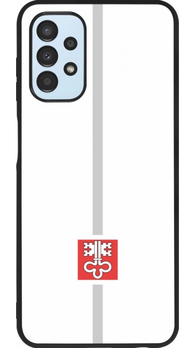 Samsung Galaxy A13 5G Case Hülle - Silikon schwarz Kanton NW weiss