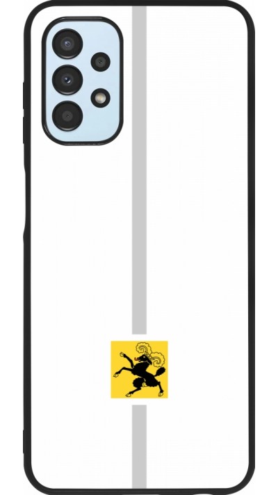 Samsung Galaxy A13 5G Case Hülle - Silikon schwarz Kanton SH weiss