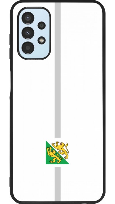 Samsung Galaxy A13 5G Case Hülle - Silikon schwarz Kanton TG weiss