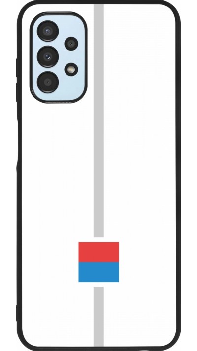 Samsung Galaxy A13 5G Case Hülle - Silikon schwarz Kanton TI weiss