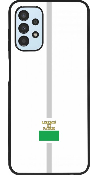 Samsung Galaxy A13 5G Case Hülle - Silikon schwarz Kanton VD weiss