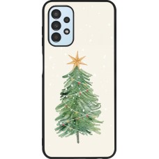 Coque Samsung Galaxy A13 5G - Silicone rigide noir Christmas 25 Sketch Tree