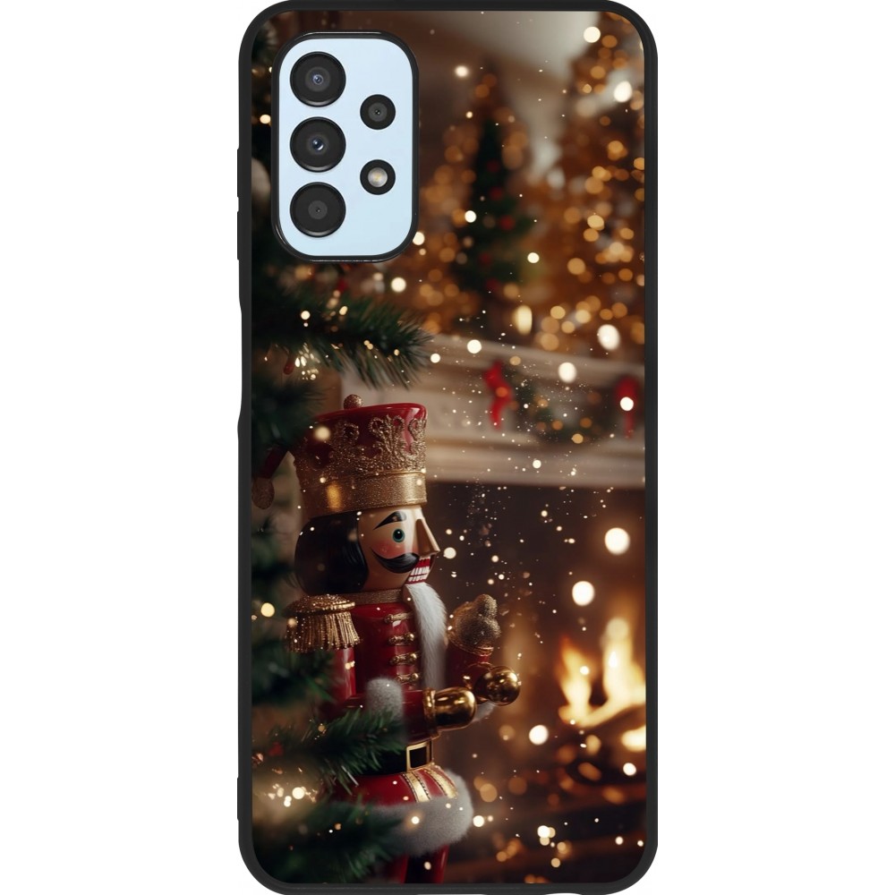 Coque Samsung Galaxy A13 5G - Silicone rigide noir Christmas 25 Xmas Nutcracker